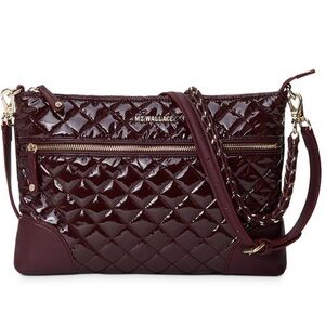 MZ Wallace Deep Burgundy Quilted Everywhere Tote